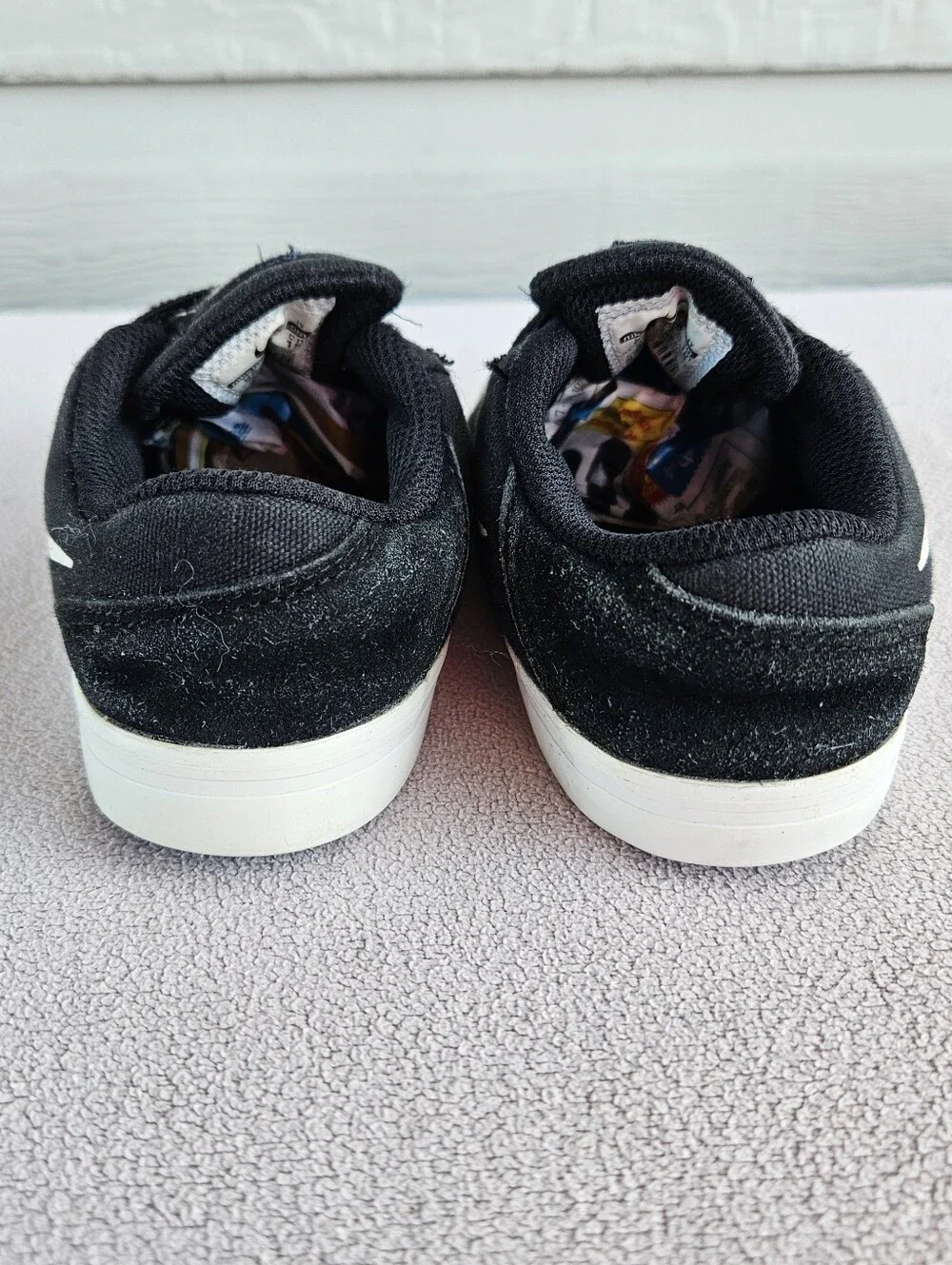 Nike SB Check TD Athletic Sneaker SZ 9C Sneaker Black Slip-On 716904-001